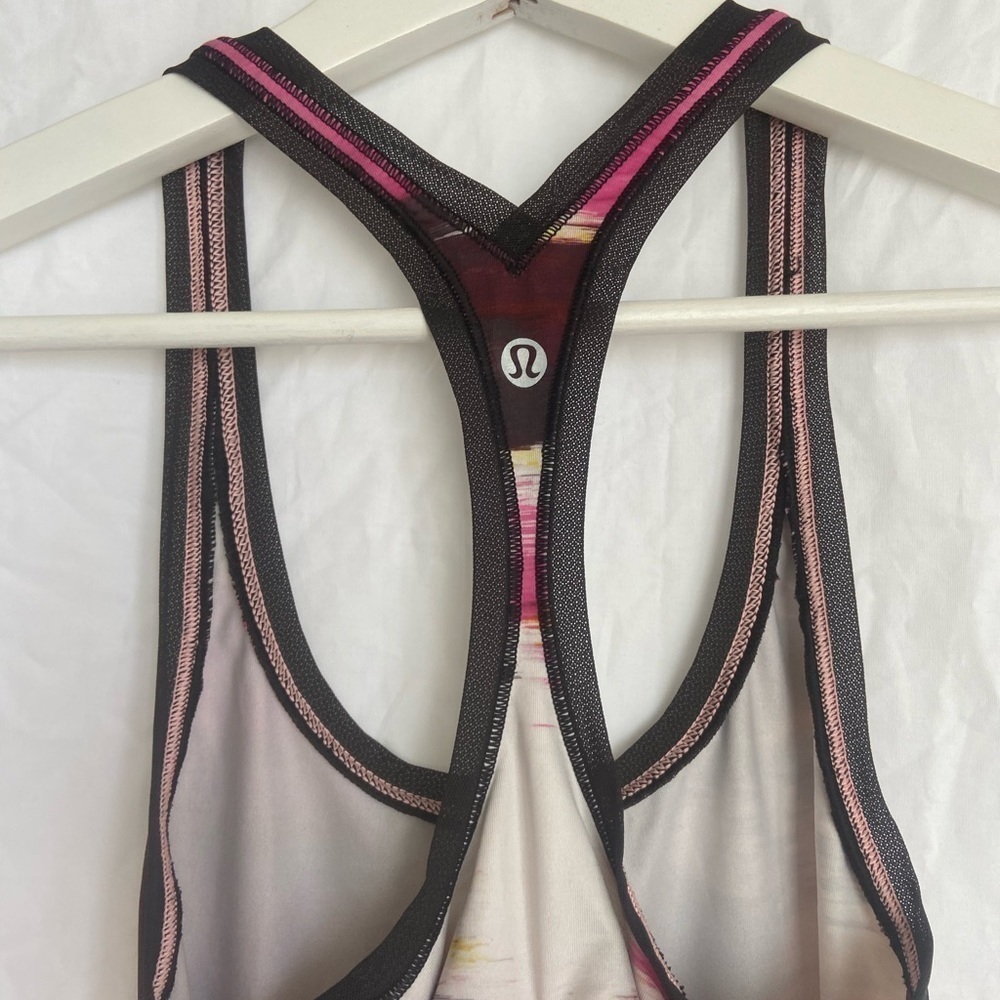 LULULEMON Racerback Tank Mesh Back Size 2 - Picture 9 of 9